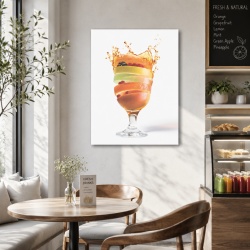 Tablou Bucatarie - Splash Fruit Cocktail
