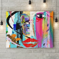 Tablou Canvas Abstract Face