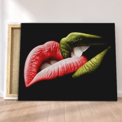 Tablou Canvas - Buze Colorate - Img 3