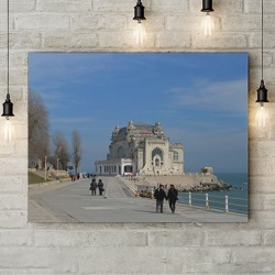 Tablou Canvas Cazino Constanta Si Faleza - Img 3