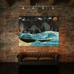 Tablou Canvas Deer Spirits - Img 3