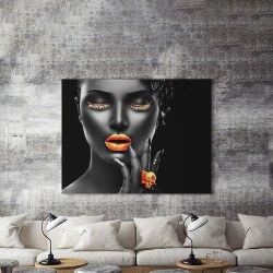 Tablou Canvas Golden Passion - Img 5