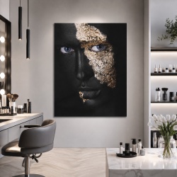 Tablou Canvas Golden Patches 3