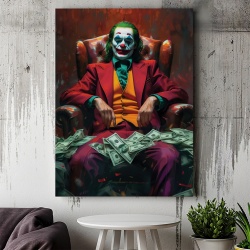 Tablou Canvas Inspirațional - Joker and Money - Img 1