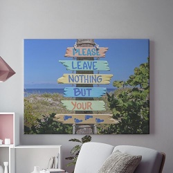 Tablou Canvas Leave Nothing