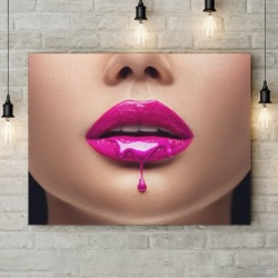 Tablou Canvas Liquid Pink - Img 3