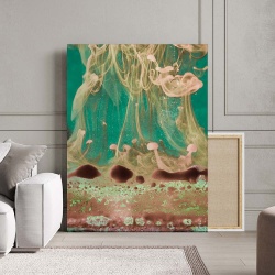 Tablou Canvas Modern Abstract - Underwater oily mix