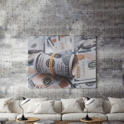 Tablou Canvas Money Roll - Img 4