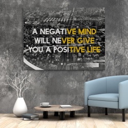 Tablou Canvas Motivational - A negative mind - Img 2