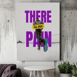 Tablou Canvas Motivational - There is no pain (modern layout) - Img 2