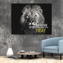 Tablou Canvas Motivational - Your future is created today - Img 2