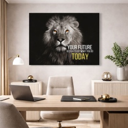 Tablou Canvas Motivational - Your future is created today