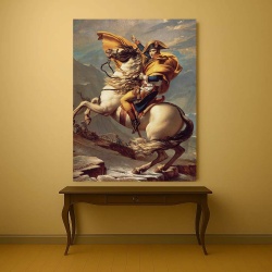 Tablou Canvas "Napoleon Crossing the Alps" - Napoleon Traversând Alpii