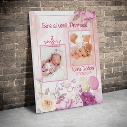 Tablou Canvas Personalizat - Bine ai venit, Printesa! - Img 3