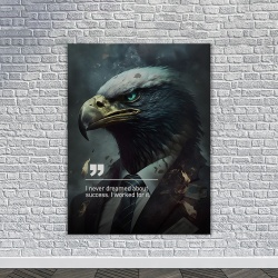 Tablou Canvas Personalizat - Business Animals - Eagle - Img 4