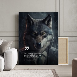 Tablou Canvas Personalizat - Business Animals - Wolf - Img 3