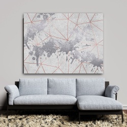 Tablou canvas - Silver Splash on Concrete (ZAZ 089)