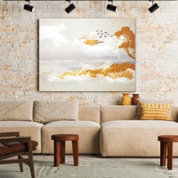 Tablou Canvas Simple Japanese Landscape