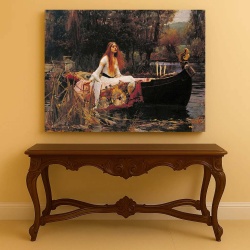 Tablou Canvas "The Lady Of Shalott" - Doamna din Shalott - Img 4