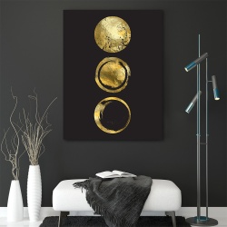 Tablou Golden circular symbols (single) - Img 2
