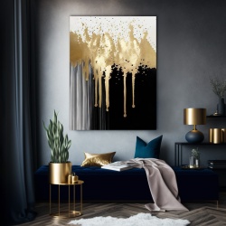 Tablou Golden drips - Img 2