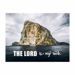 Tablou Inspirational - The Lord is my rock - Img 3