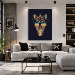 Tablou Modern art zebra