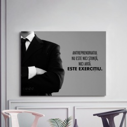 Tablou Motivational - Antreprenoriatul Nu Este Stiinta - Img 2