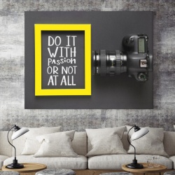 Tablou Motivational - Do It With Passion Or Not At All - Img 4