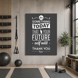 Tablou Motivational - Do Something Today (Vintage Grey)
