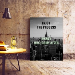 Tablou Motivational - Enjoy The Process - Img 1