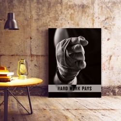 Tablou Motivational - Hard Work Pays - Img 2