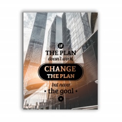 Tablou Motivational - If The Plan Doesn't Work - Img 4