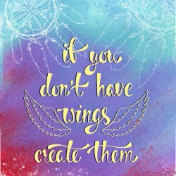 Tablou Motivational - If You Don't Have Wings - Img 4