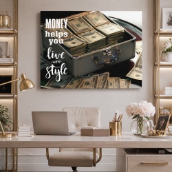 Tablou Motivational - Live With Style