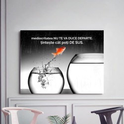 Tablou Motivational - Mediocritatea Nu Te Va Duce Departe - Img 3