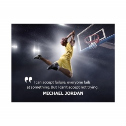 Tablou Motivational - Michael Jordan quote - Img 3