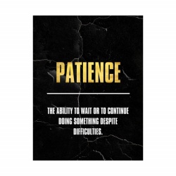 Tablou Motivational - Patience - Img 3