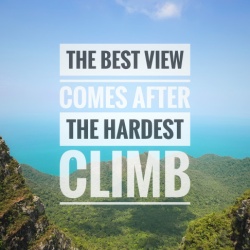 Tablou Motivational - The Best View - Img 4