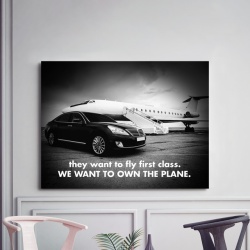 Tablou Motivational - They Want To Fly First Class - Img 2