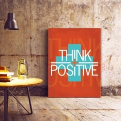 Tablou Motivational - Think Positive (plus sign)