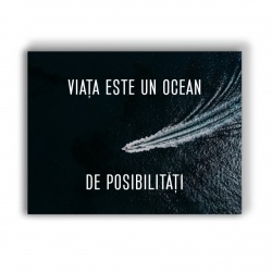 Tablou Motivational - Viata este un Ocean de Posibilitati 3