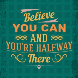 Tablou Motivational - You Are Halfway There - Img 2