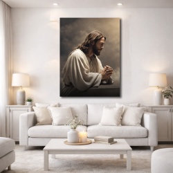 Tablou Religios - Rugaciune in tacere