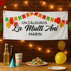 Banner personalizat - un calduros La Multi Ani - Img 1
