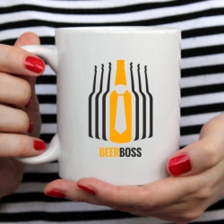 Cana cu Mesaj Beer Boss - Img 2
