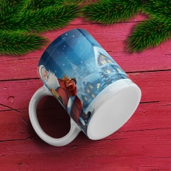 Cana De Craciun - Cute Cartoon Santa and Presents - Img 3