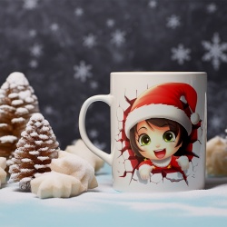 Cana De Craciun - Cute Elf Girl