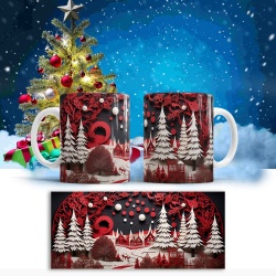 Cana De Craciun - Quilling Winter Landscape