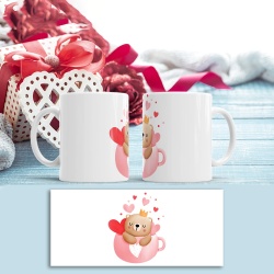 Cana Valentine's Day - Sleeping Bear in a Cup - Img 2
